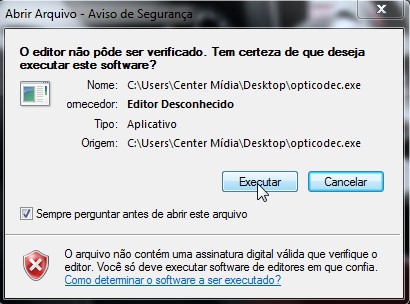 Configuração AACPLus